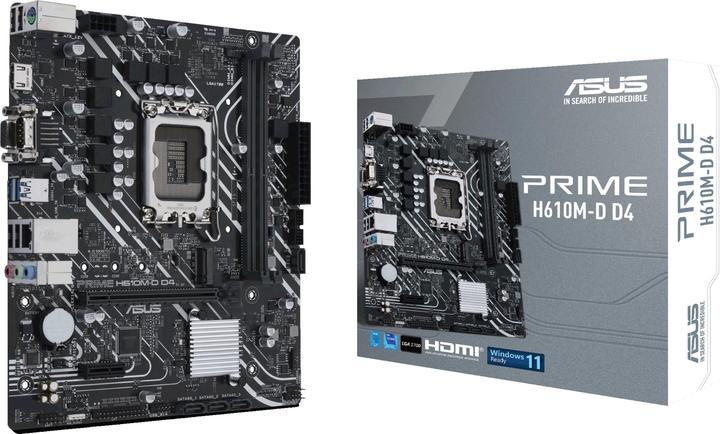 Produktbild ASUS PRIME H610M-D D4 (LGA 1700, Intel H610, mATX)
