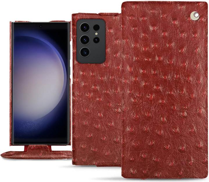 Actual product image Noreve Vertical leather shell (Samsung Galaxy S23 Ultra)