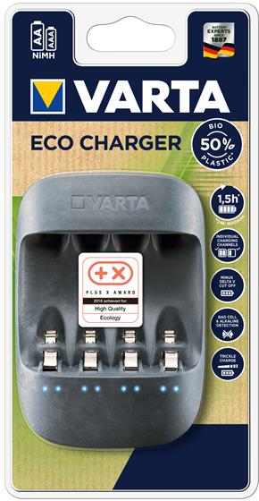 Immagine prodotto Varta caricabatterie ecologico (1 pz., AAA, 800 mAh, Batteria + Caricabatterie)