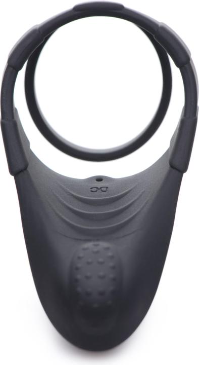 Actual product image Pipedream 10X Silicone Cock Ring + Vibrating Taint Stimulator (4 cm)
