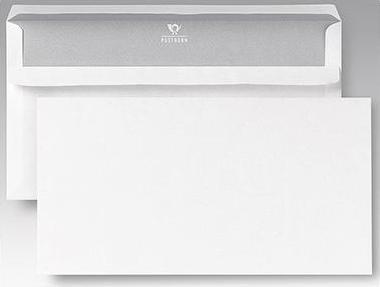 Produktbild Posthorn Briefumschlag Kompakt 235x125 mm (BxH) ohne Fenster 80g/m² mit Selbstklebung Papier weiss (1000 x)