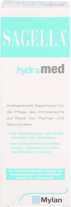 Sagella hydramed antibacterial wash lotion, 250 ml Lotion (250 ml, Intimate washing lotion)