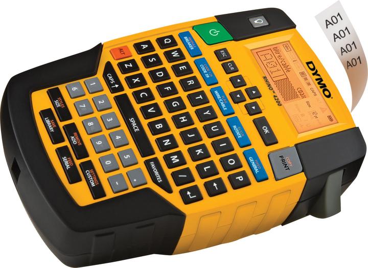 Actual product image Dymo Rhino4200 Qwerty 19mm PB1 P/IT/ES/TR/NL
