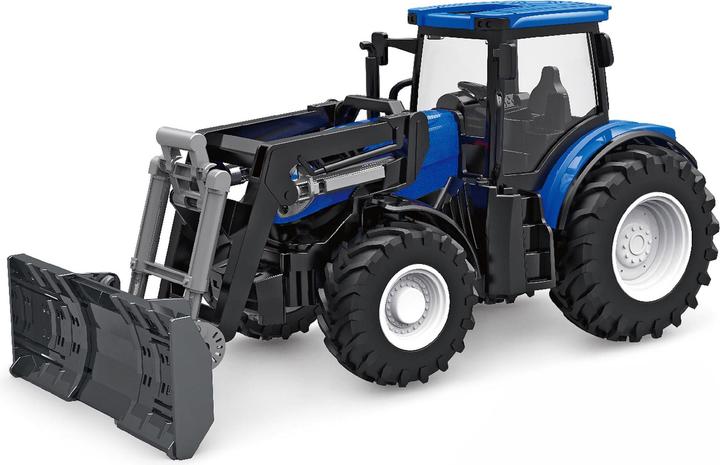 Actual product image Amewi RC Tractor with Scraper Push Blade LiIon 500mAh blue/6+ (RTR Ready-to-Run)