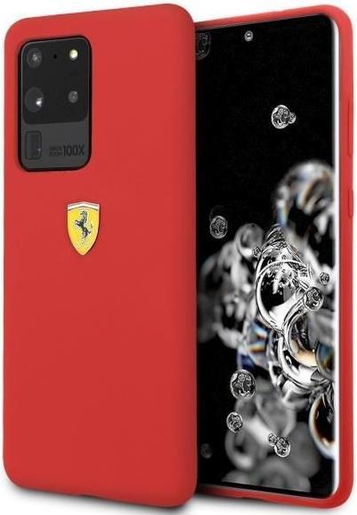 Actual product image Ferrari Hardcase FESSIHCS69RE S20 Ultra G988 czerwony/red Silicone (Samsung Galaxy S20 Ultra)