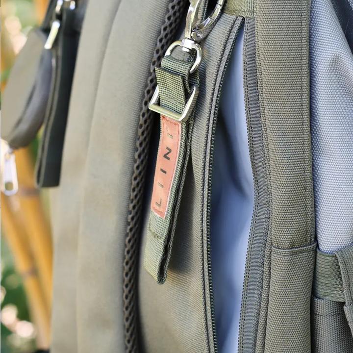 Actual product image Liini Changing rucksack olive rPET