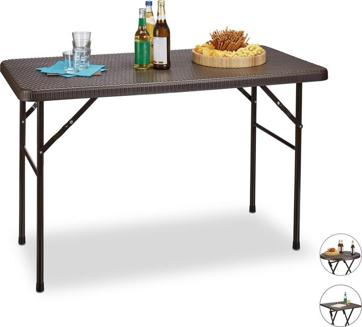 Actual product image Relaxdays garden table (61.50 cm)