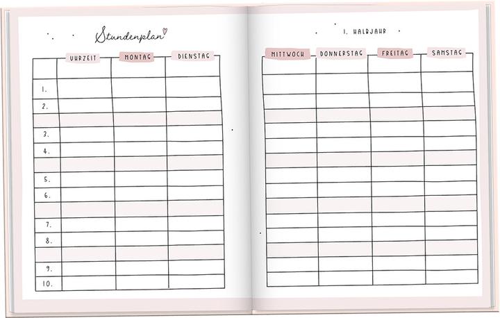 Image du produit Calendrier scolaire 2024 / 2025 Ce sera mon année (17 x 21,5 cm, Couverture rigide, Allemand)