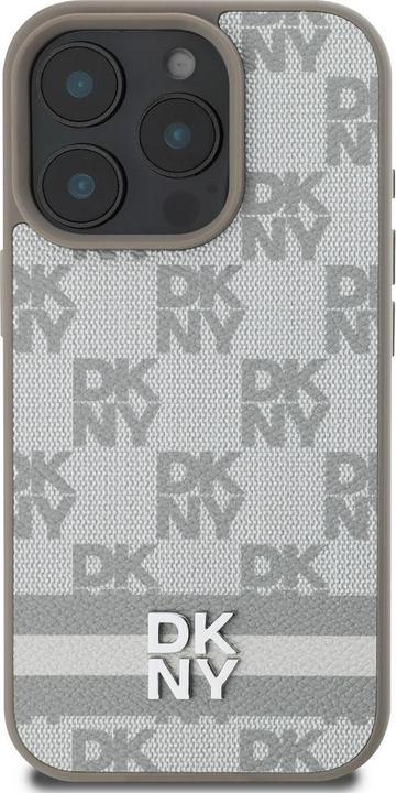 Actual product image DKNY Checkered Pattern and Stripe Case (Apple iPhone 16 Pro Max)