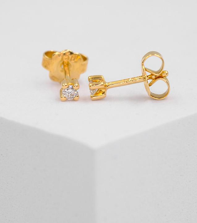 Produktbild Muau Ohrstecker (750/18 K Gelbgold)