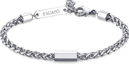 Produktbild Sagapo S'AgapÃµ - Modern steel bracelet Ripple SRP15