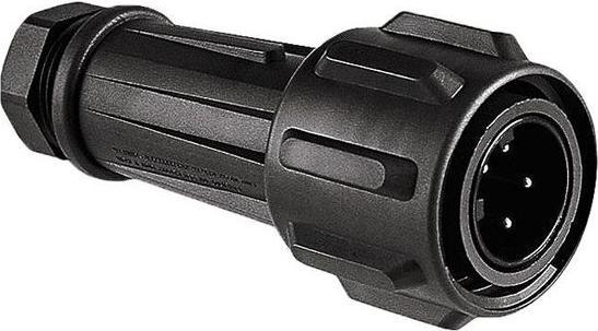 Actual product image Bulgin Flex circular connector, EXPlora, plug, 10 number of contacts, 15mm, 10A, 250VAC/VDC, IP68