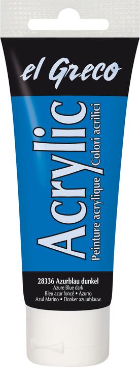 Productafbeelding Kreul el Greco Acryl 75ml (Azuurblauw donker, 75 ml)