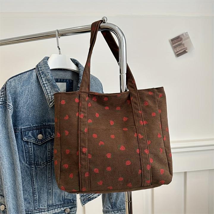 Image du produit Only-Bags.Store Grosse Kapazität Mode Casual Tote Bag, süsse Umhängetasche mit einfachem Tragegriff, vielseitige