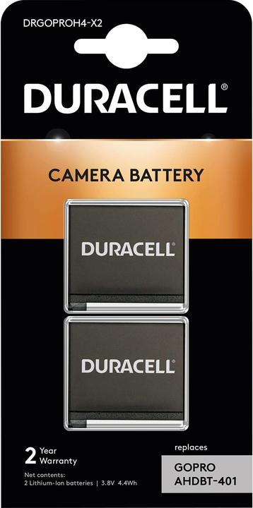 Image du produit Duracell 1x2 batterie Li-Ion (Batterie de l'appareil photo)