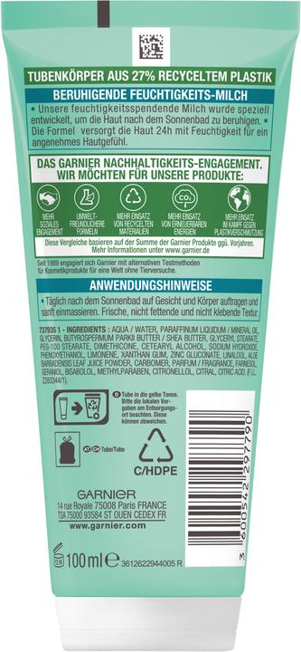 Actual product image Garnier Ambre Solaire After Sun Mini (Crème, 100 ml)