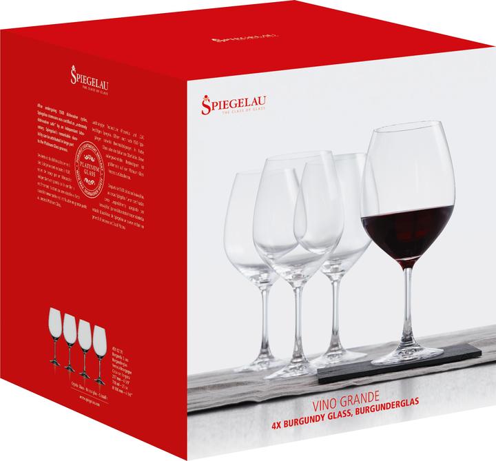 Actual product image Spiegelau Burgundy Glass VINO GRANDE (71 cl, 4 Glasses, Red wine glasses)