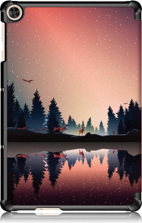 Actual product image Cover-Discount Huawei MatePad T10/T10s - Tri-fold Smart Case Forest (MatePad T10, MatePad T10s)