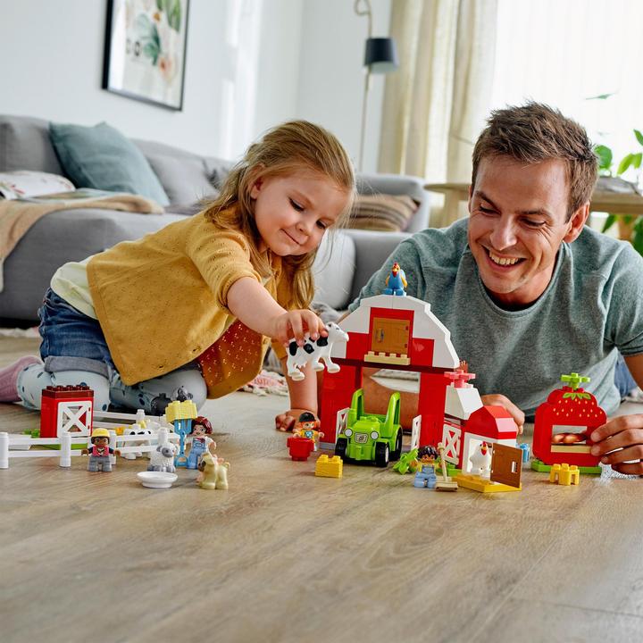 Produktbild LEGO Scheune, Traktor und Tierpflege (10952)