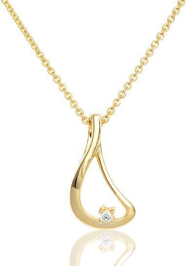 Produktbild Breuning ANHÄNGER - BRILL. 0,025 Ct. H/si (750/18 K Gold)