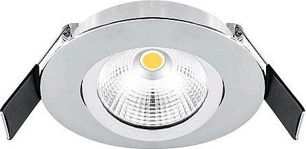 Immagine prodotto EVN E44061302 faretto da incasso LED in acciaio inox IP44 3000K 6W (682 lm)