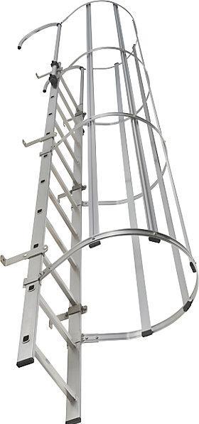Produktbild kaiserkraft Steigleiter mit Rückenschutz Typ ALM (Mehrzweckleiter)