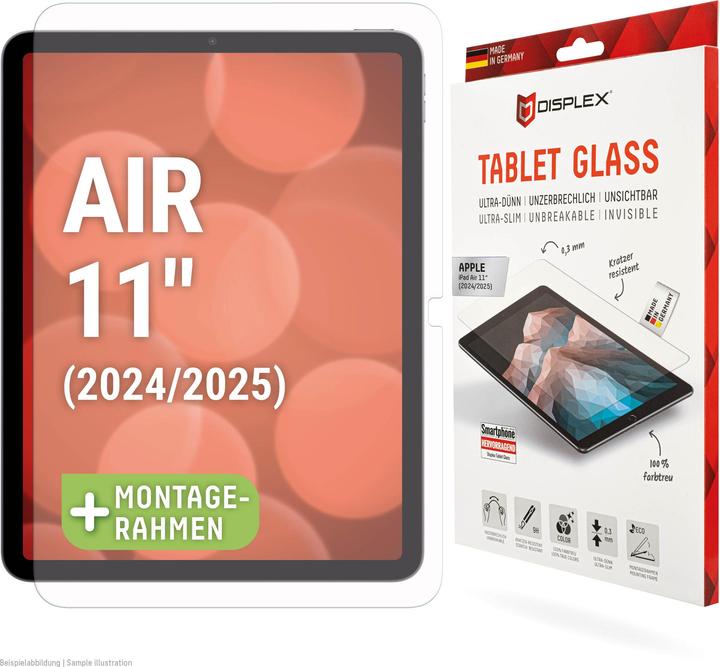 Image du produit Displex Tablet Glass, Tablet Schutzglas (1 pièce(s), iPad Air 11 2024 (M2), iPad Air 11 2025)