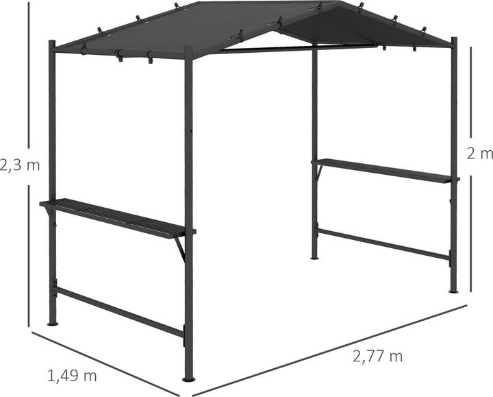 Image du produit Outsunny Pavillon (277 cm, 149 cm)