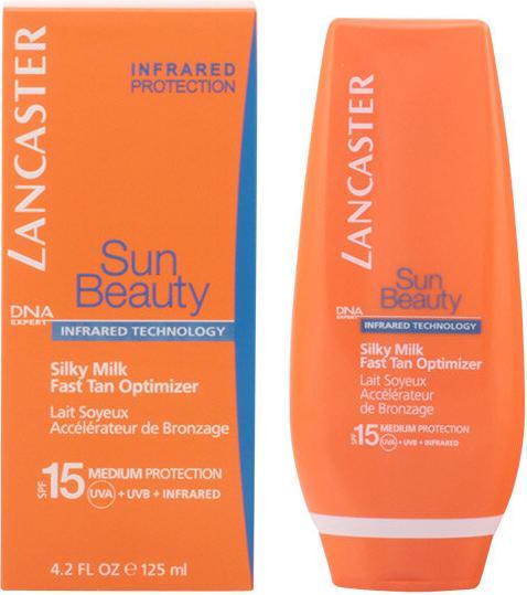 Produktbild Lancaster Sun Beauty - Body Milk Fast Tan Optimizer (Sonnencreme, SPF 15, 125 ml)