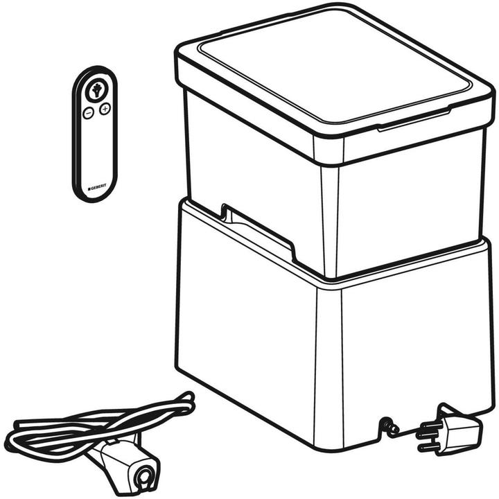 Actual product image Geberit AquaClean Cama shower toilet