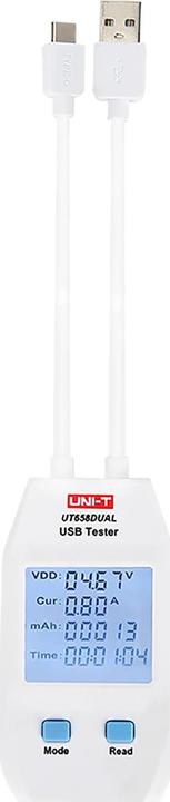 Immagine prodotto Uni-T UT658 Tester doppio USB-USB-C per libri