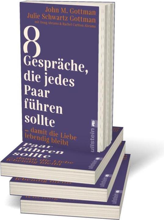Produktbild 8 Gespräche, die jedes Paar führen sollte (Deutsch, Julie Schwartz Gottman, John M. Gottman, 2024)