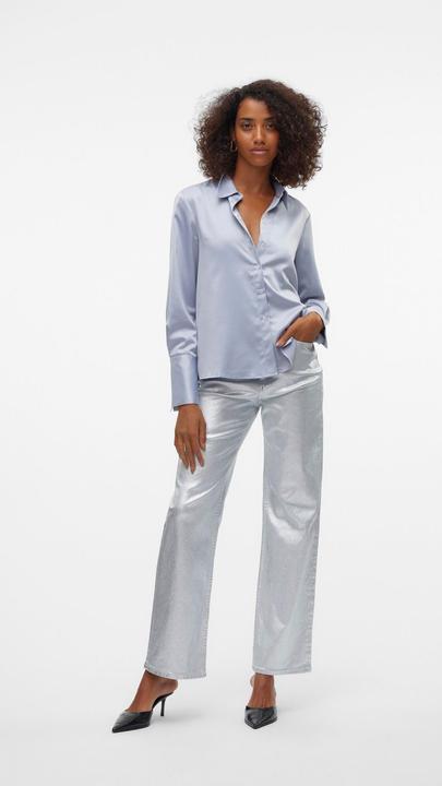 Immagine prodotto Vero Moda VMTESSA Hohe Taille Weiter Beinschnitt Jeans Weit geschnitten (W30/L32)
