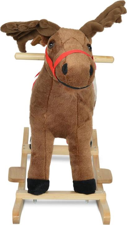Actual product image Moni Plush rocking animal Rudolf