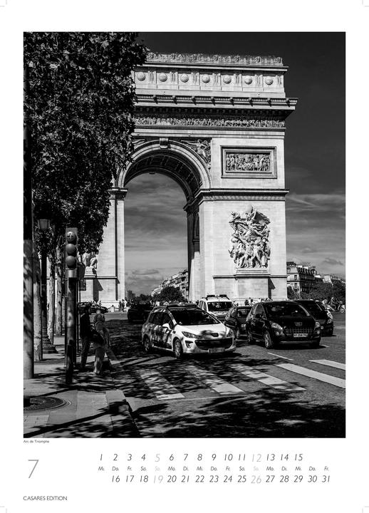 Immagine prodotto Paris schwarz-weiss 2026 S 29x21cm (Nessuna rilegatura, Tedesco)