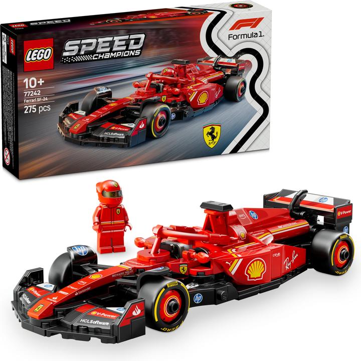 Actual product image LEGO Ferrari SF-24 F1 Rennauto (77242, LEGO Speed Champions)