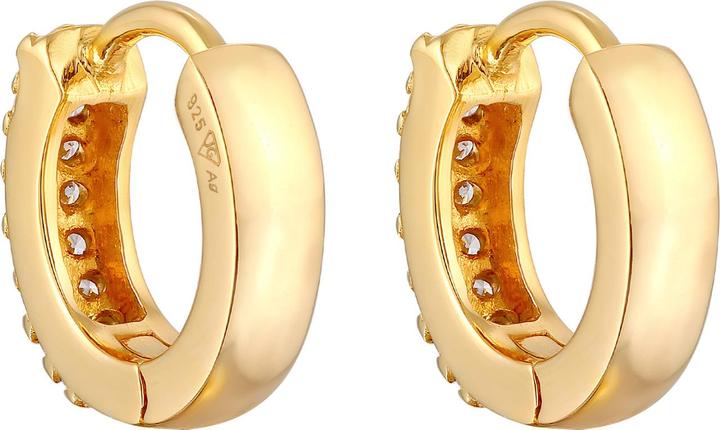 Image du produit Elli Creole, créoles en cristal (Argent sterling 925, Zircone)