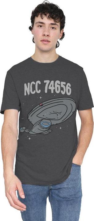 Actual product image Unisex Adult The Intrepid Class T-Shirt (S)