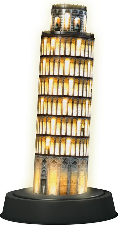 Actual product image Ravensburger 3D - Tower of Pisa Night Edition (216 pieces)