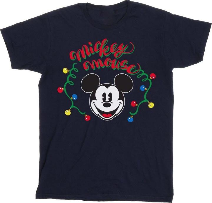 Produktbild Disney Mickey Mouse Christmas Light Bulbs TShirt (XL)