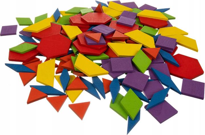 Actual product image Kruzzel Lesson - geometric figures (155 pieces)
