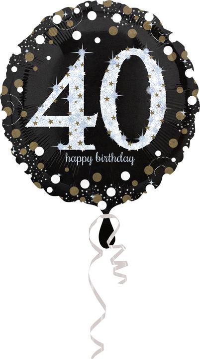 Produktbild Amscan Ballon 40 Jahre "Froher Geburtstag"