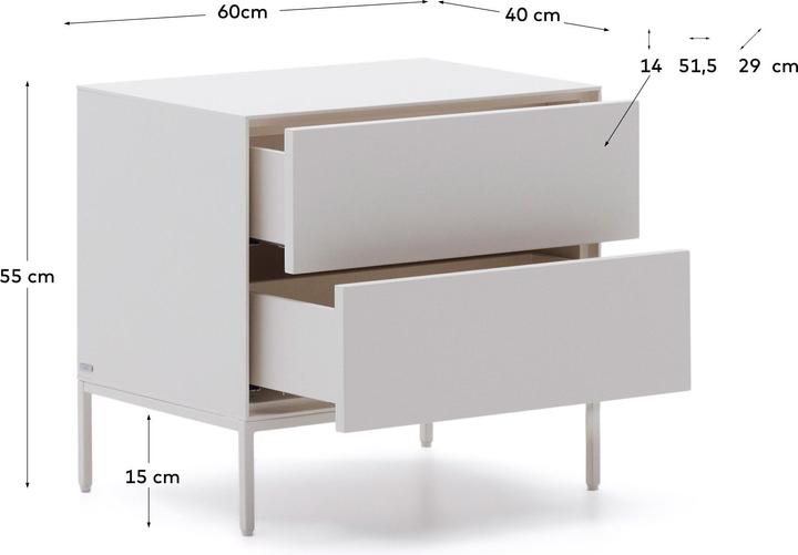Produktbild Kave Home Vedrana (40 x 60 x 55 cm)