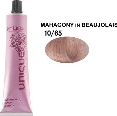Produktbild Subrina Professional Unique Permanent Hair Dye 1065 Light Blonde Mahogany - 100 Ml (1065 Light Blonde Mahogany)