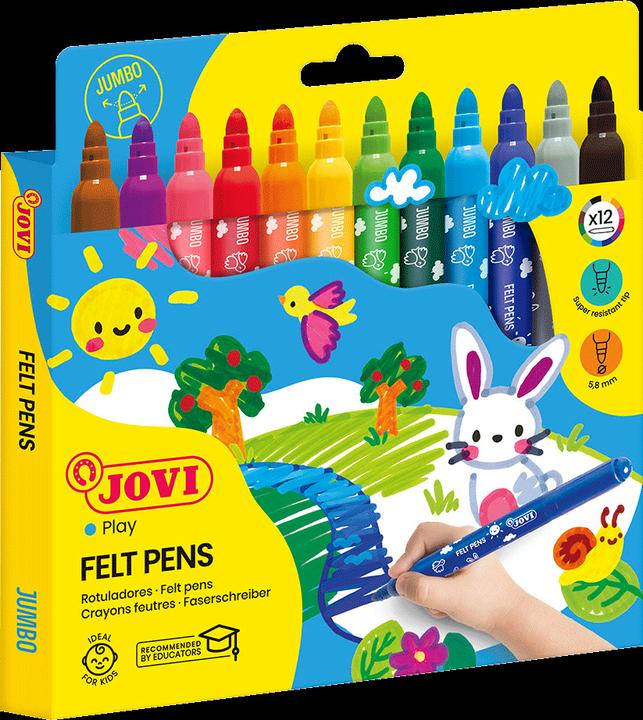 Image du produit Jovi Filzmaler (Multicolore, 12 x)