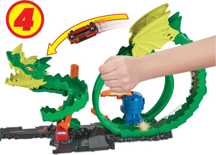 Immagine prodotto Hot Wheels Scontro a fuoco di Dragon Drive