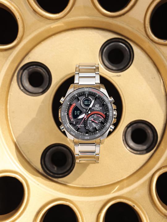 Immagine prodotto Casio Edifice ECB-900DB-1AER Orologio - Staal - Zilverkleurig - 44 mm (Orologio digitale, Orologio da polso analogico, Cronografo, 46 mm)