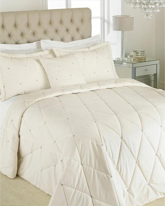 Actual product image Riva Home Paoletti bedspread rhinestone trim 3-pack set (Bedding set, 240 x 220 cm)