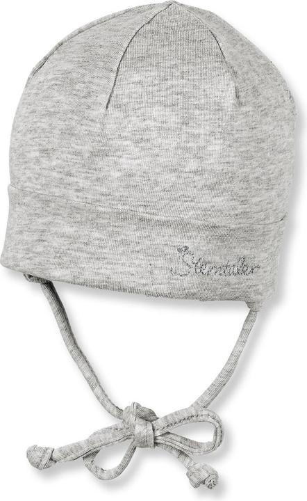 Sterntaler Mütze Beanie silber (68/74)