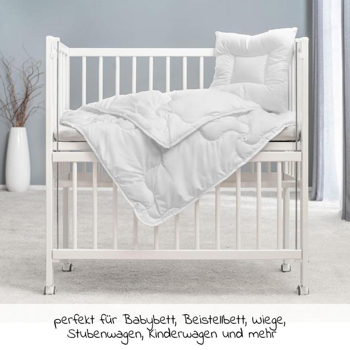 Produktbild La Loona LaLoona Babybettdecken & Babykissen Steppbett-Set Premium Complete 80 x 80 + 35 x 40 cm (80 x 80 cm)